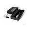 LELO LOKI Rechargeable Prostate Vibrator Obsidian Black packaging and accessories displayed in a black box.