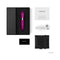 LELO MIA 2 Rechargeable Lipstick Vibrator Deep Rose with packaging and accessories.