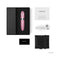 LELO MIA 2 Rechargeable Lipstick Vibrator Petal Pink in packaging with accessories and USB charger.