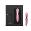 LELO MIA 2 Rechargeable Lipstick Vibrator Petal Pink in elegant packaging, showcasing its design and sleekness.