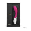 LELO MONA 2 Rechargeable G Spot Vibrator Cerise in elegant packaging.