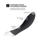 LELO MONA WAVE Rechargeable G Spot Vibrator Black features a contoured design for targeted pleasure.