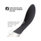 LELO MONA WAVE Rechargeable G Spot Vibrator Black premium silicone material and ergonomic design features