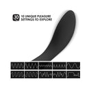 LELO MONA WAVE Rechargeable G Spot Vibrator Black with 10 unique pleasure settings.