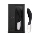 LELO MONA WAVE Rechargeable G Spot Vibrator Black in elegant packaging, showcasing its sleek design.