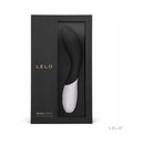 LELO MONA WAVE Rechargeable G Spot Vibrator Black packaged in a sleek black box with elegant design.
