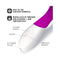 LELO MONA WAVE Rechargeable G Spot Vibrator Deep Rose features 5 button interface with travel lock and vibration controls.