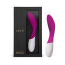 LELO MONA WAVE Rechargeable G Spot Vibrator Deep Rose in elegant packaging, showcasing its modern design.