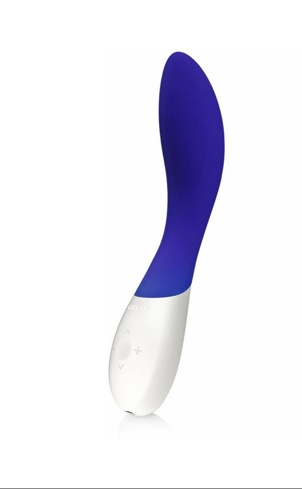 LELO MONA Wave Rechargeable G Spot Vibrator Midnight Blue, featuring innovative WaveMotion™ technology.