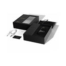 LELO NEA 2 Rechargeable Mini Vibrator Obsidian Black in elegant packaging with accessories.