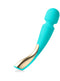 LELO SMART WAND 2 Large Rechargeable Wand Vibrator Aqua designed for relaxation and pleasure