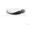LELO SMART WAND 2 Large Rechargeable Wand Vibrator Black in sleek packaging.