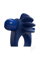 Screaming O 4T Skooch Vibrating Cock Ring Blueberry close-up view showcasing innovative design.