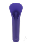 Evolved Full Coverage Rechargeable Silicone Bullet Purple designed for broad stimulation and intense pleasure.