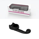 Lovense Domi P-spot Attachment Black in packaging with the attachment displayed on a white background.