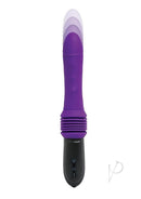 WhipSmart Thrusting Silicone Sex Machine Purple Black featuring a sleek design and multiple thrusting and vibrating modes.