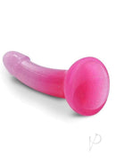 Love to Love Dildolls Sunrise Silicone Dildo Pink featuring a glittery and vibrant design.