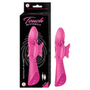 Nasstoys Touch Butterfly Dual Action Vibrator Pink displayed next to its packaging.