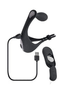 Gender X Back It Up Vibrating Butt Plug with Remote Black and wireless remote controller for enhanced pleasure.