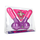 Shots Cum Face Dual Pump Action Penis Game packed for a fun party experience with dual pumps and vibrant colors.