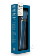 Blush Collection Dianna Rechargeable Silicone Massager Teal in elegant packaging showcasing features and design.