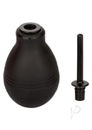 Water Systems One-Way Anal Douche Black with ergonomically designed nozzle for comfortable and discreet use.