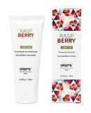 EXSENS of Paris Flavored Water Based Lubricant Raspberry product packaging and tube design.
