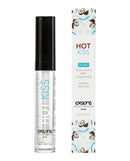 EXSENS of Paris Hot Kiss Play Lip Gloss Coconut packaging and applicator for enjoyable kiss sensations.