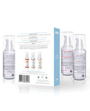 EXSENS of Paris Let's Travel Massage Oil Set includes warming gels in Hot Vanilla, Strawberry, and Coconut.