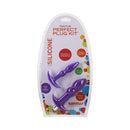Tantus Perfect Plug Anal Plug Kit Lilac featuring two silicone plugs designed for beginners and intermediate users.