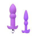 Tantus Perfect Plug Anal Plug Kit Lilac featuring two ultra-premium silicone plugs for beginner anal exploration.