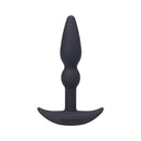 Tantus Perfect Plug Anal Plug Kit Onyx features a slender design perfect for beginner anal exploration.