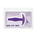 Tantus Little Flirt Anal Plug Lilac in packaging, perfect for beginners exploring anal play.