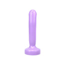 Tantus Starter Silicone Dildo Lavender, a simple and elegant first penetrating toy in a beautiful lavender hue.