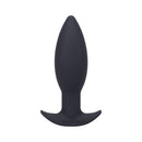 Tantus Neo Silicone Anal Plug Onyx, a beginner-friendly butt plug with a tapered silhouette and comfortable design.