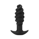 Tantus Twist Silicone Anal Plug Onyx