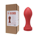 Tantus H-Bomb Silicone Dildo Ruby