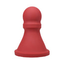 Tantus The Pawn XL Silicone Dildo Ruby, a sculpted toy designed for deep stretch and comfort.