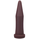 Tantus Inner Band Trainer Firm Dildo Garnet designed for anal training and gentle muscle stretching.