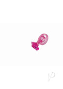 Bodywand Silicone Duo Cock Ring with Clit Tickler Pink designed for enhancing intimacy and pleasure.
