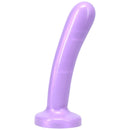 Tantus Silk Large Dildo Lavender in a sleek, smooth design, perfect for exploring new sensations and building confidence.