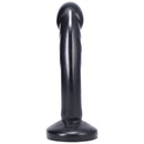 Tantus Compact Starter Dildo Onyx, slim silicone dildo for comfortable vaginal or anal play.