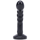 Tantus Compact Starter Dildo Onyx - slim, silicone design for beginner-friendly vaginal or anal play.