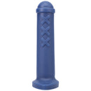 Tantus Amsterdam Junior Soft Dildo Ocean Blue, a sculptural blue dildo inspired by Amsterdam's iconic traffic posts.