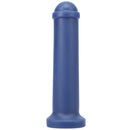 Tantus Amsterdam Junior Soft Dildo Ocean Blue, a smaller version with a bold sculptural silhouette in deep ocean blue.