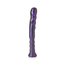 Tantus Goddess Handle Dildo Amethyst with elegant curves and grip handle in rich purple finish.