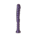 Tantus Echo Handle Dildo Amethyst features a rippled shaft and ergonomic grip for enhanced control and sensation.