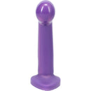 Tantus Sport Vibrating Dildo Kit Amethyst smooth silicone dildo in purple color for G-spot and prostate stimulation.