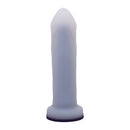 Tantus Cush O2 Dual Density G-spot Dildo Twilight in soft light purple, designed for G-spot stimulation.