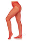French Crotch Fishnet Tight Heart Os Red-1